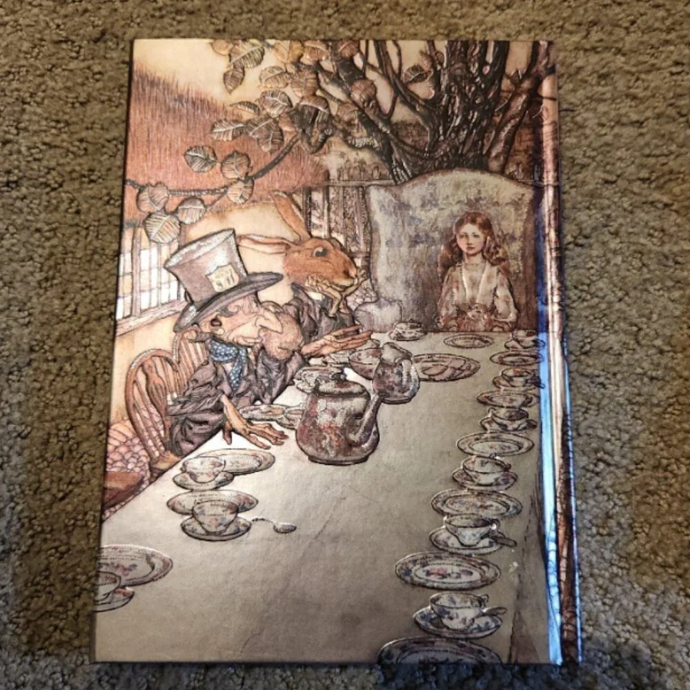 NEW / Vintage Alice Tea Party Journal. Hard back. New